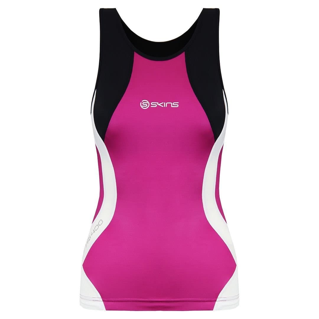 Skins Skins Women's Triathlon Pink Compression Vest