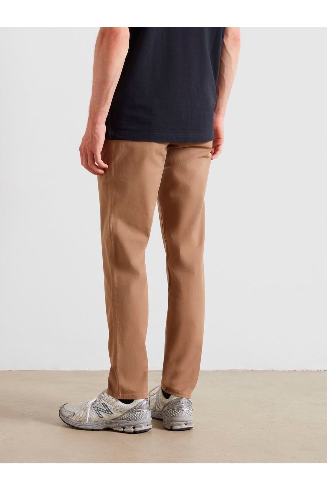 Debenhams Debenhams Men's Elm Stretch Chino Trousers in Beige - 4