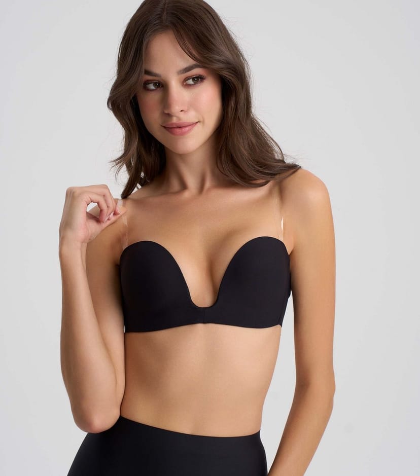 Nude Intimates Women's Transparent Bra Straps Nude Intimates New Look - 1