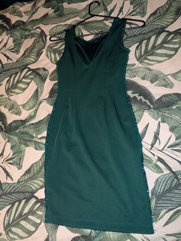 New Look New Look Bodycon Sequin Front Dress