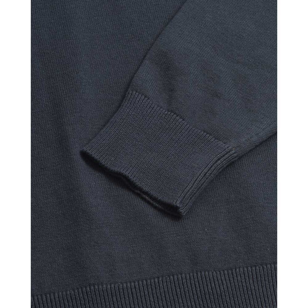 Lambretta Lambretta Men's Tipped Knitted Jumper in Dark Navy - 4