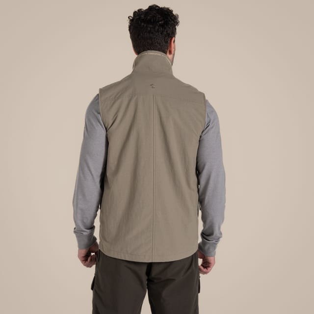 Craghoppers Craghoppers Men's NosiLife Adventure Insect-Repellent Gilet Bodywarmer in Beige - 2