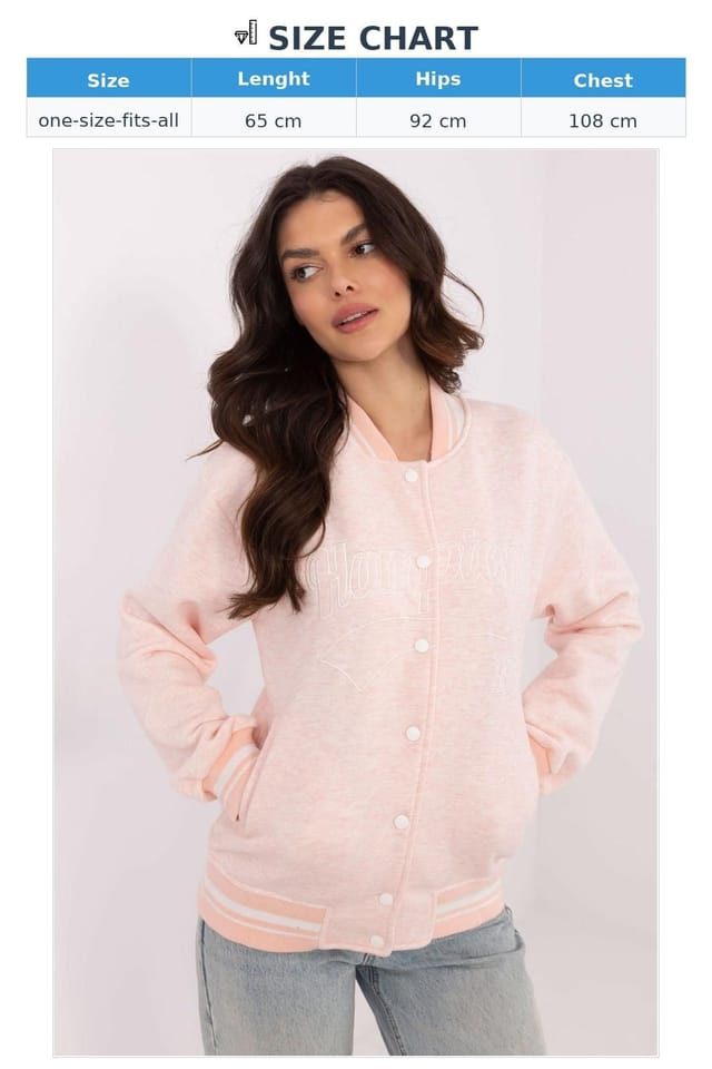 Love Lace Love Lace Women's Cotton Polyester Bomber Jacket with Patches in Pink - 3