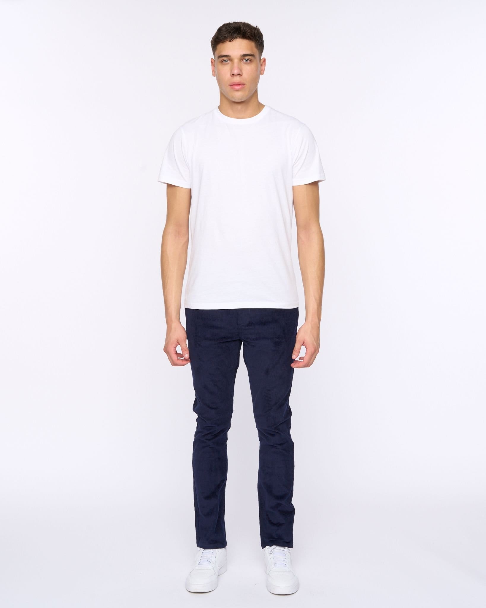 Duck&Cover Duck&Cover Men's Cordsome Trousers in Navy - 4