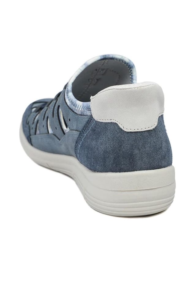 Pavers Pavers Women's Relife Wide Fit Bungee Lace Slip On Shoes in Blue - 3