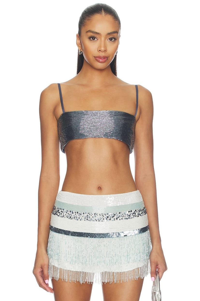 revolve Iris Hand Beaded Bralette - 1