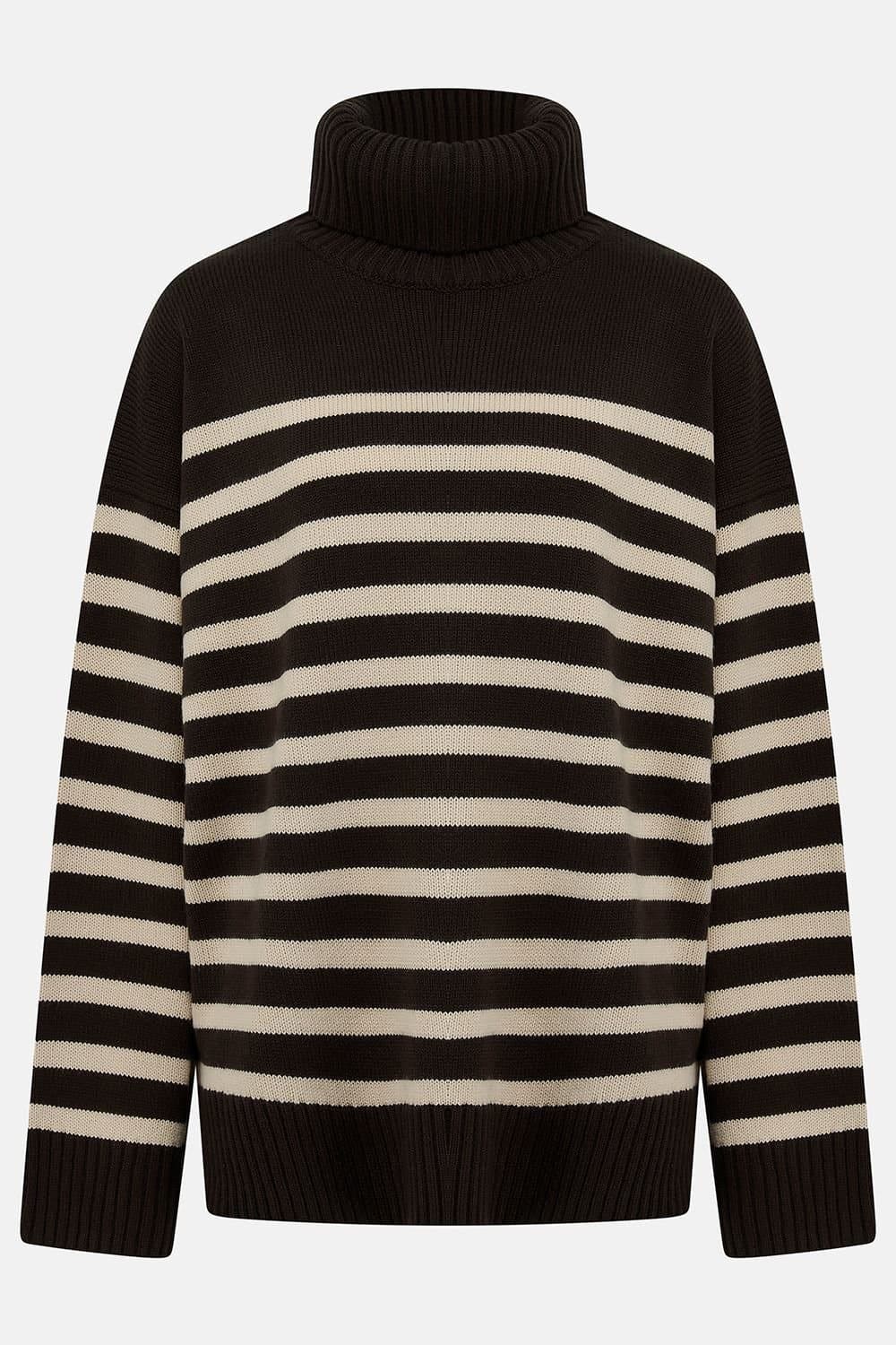 Lighthouse Clothing Lighthouse Clothing Women's Luisa Jumper in Dark Brown