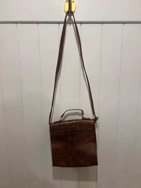 ASOS Brown Satchel Leather Style Bag