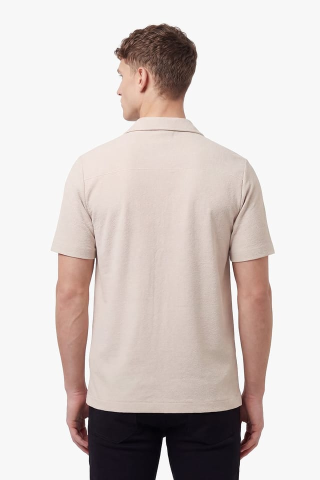 Luke 1977 Luke 1977 Men's Kawa Beach Crinkle Shirt in Stone - 2