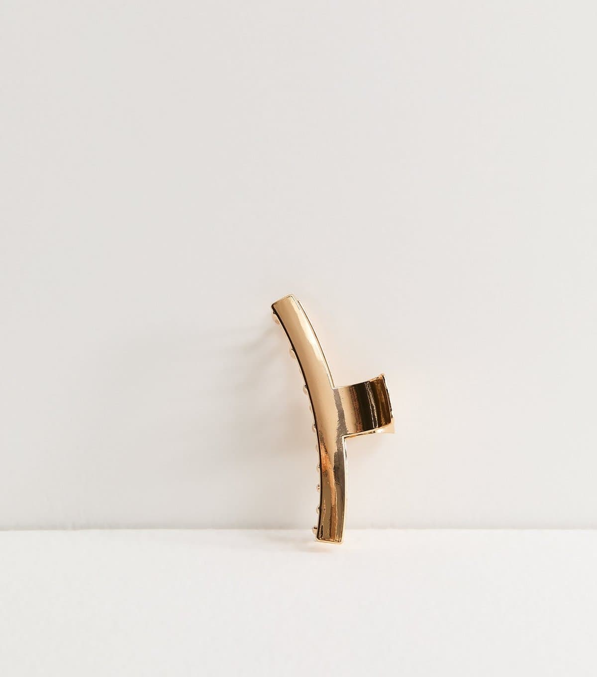 New Look Gold Tone Long Curved Hair Claw Clip New Look