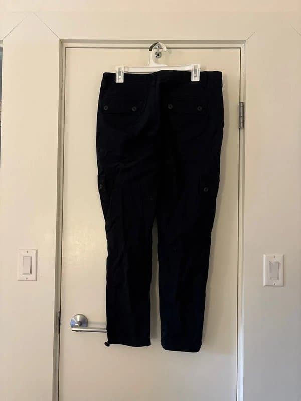 ASOS ASOS Black Cargo Trousers