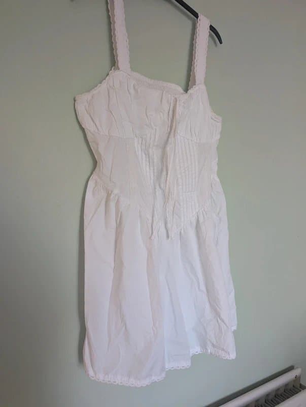 ASOS Asos smock corset waist cotton dress 18 new without tags