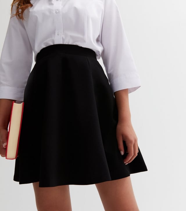 New Look Girls' Black Skater School Skirt New Look - 2