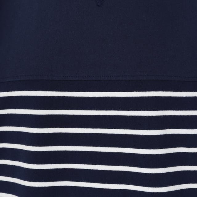 Lazy Jacks Lazy Jacks Women's Striped Sweatshirt in Dark Blue - 2