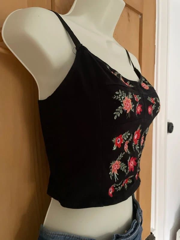 New Look Cute floral corset top