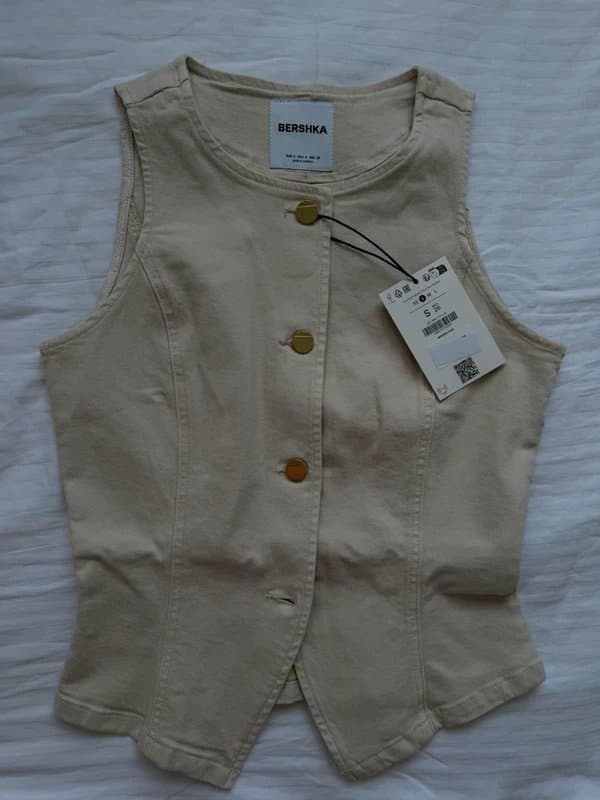 Bershka Bershka denim waistcoat