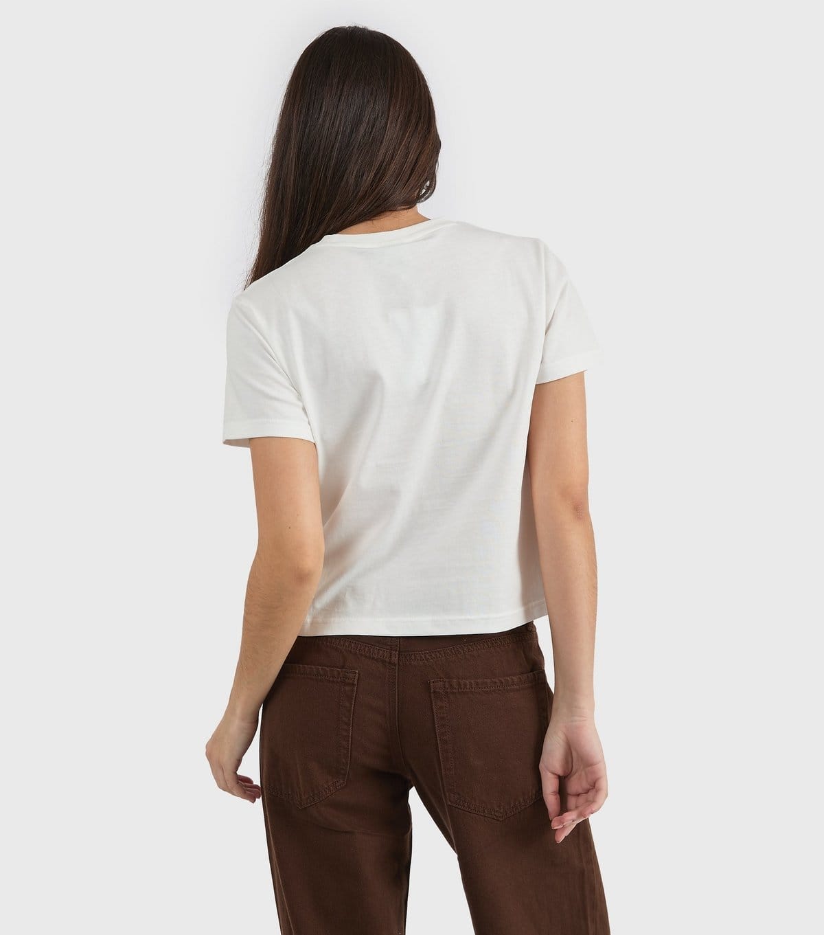 Skinnydip Women's White Born To Brunch Baby Tee T-Shirt Skinnydip New Look - 4