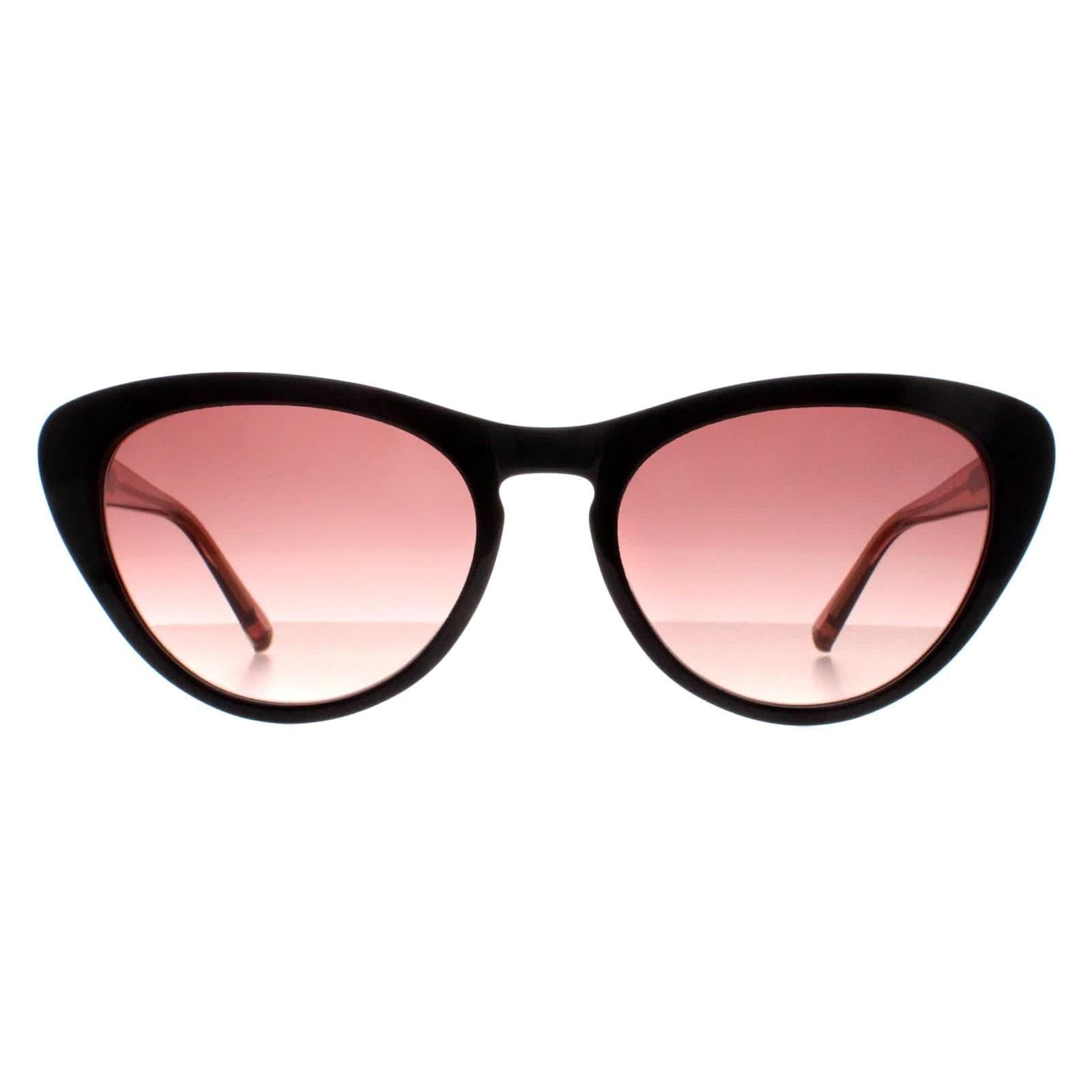 Ted Baker Ted Baker Women's Cat Eye Black Brown TB1690 Violet