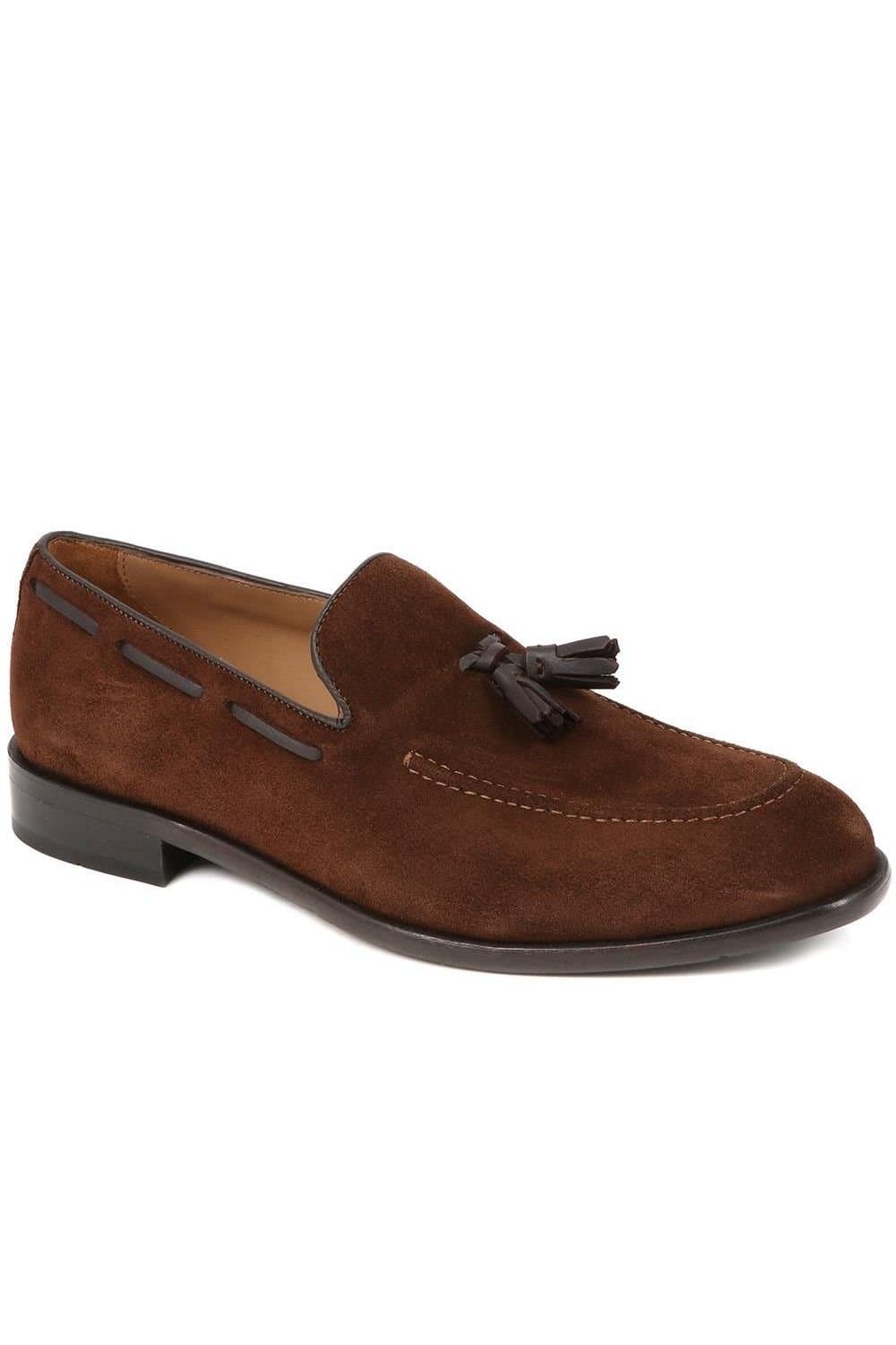 Jones Bootmaker Jones Bootmaker Men's Devon2 Leather Loafers in Brown