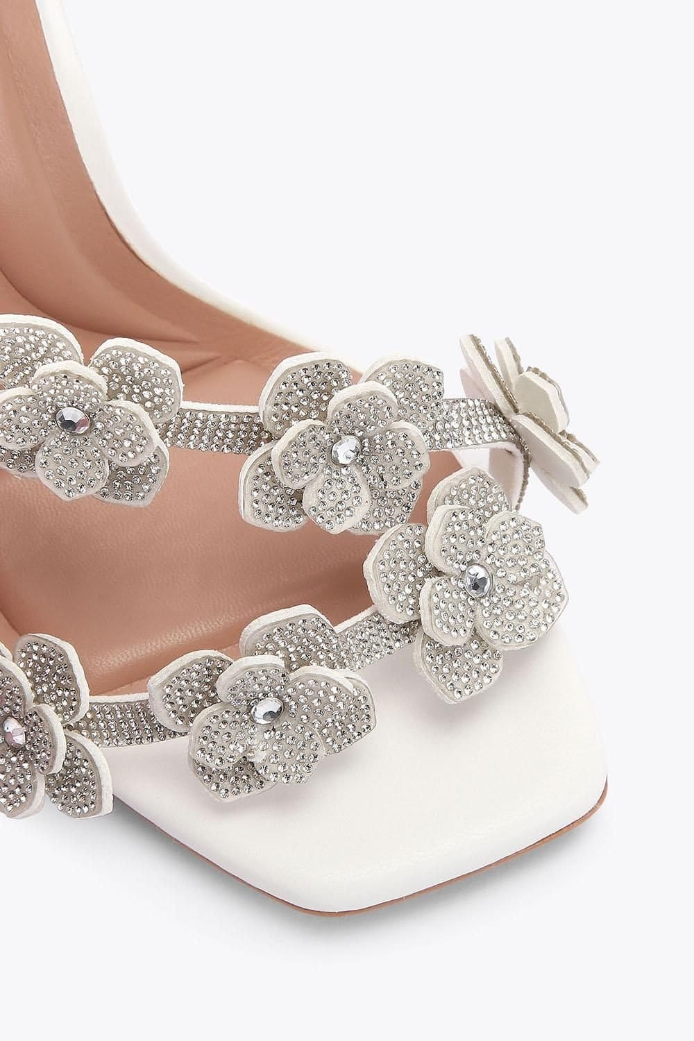 Carvela Carvela Women's 'Petalo Sandal' Heels in White - 4