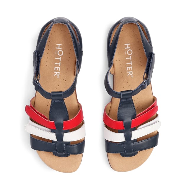 Hotter Hotter Women's Wide Fit 'Solei' Gladiator Sandals - 3