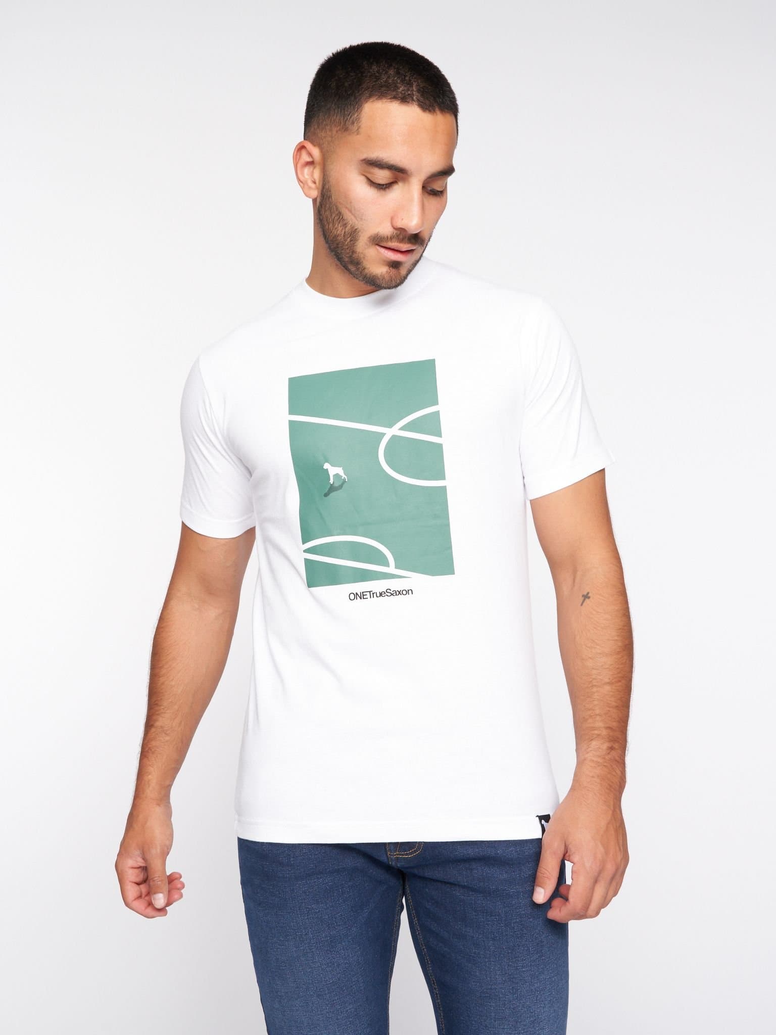 One True Saxon One True Saxon Men's Turf T-Shirt in White