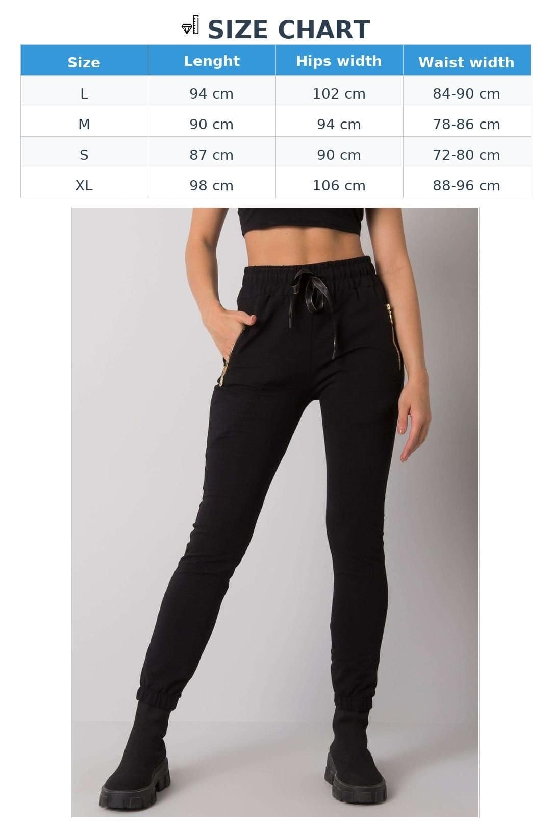 Love Lace Love Lace Women's Black Fleece Sweatpants with Side Pockets - 4