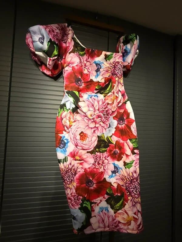 ASOS ASOS floral pencil midi dress size 10