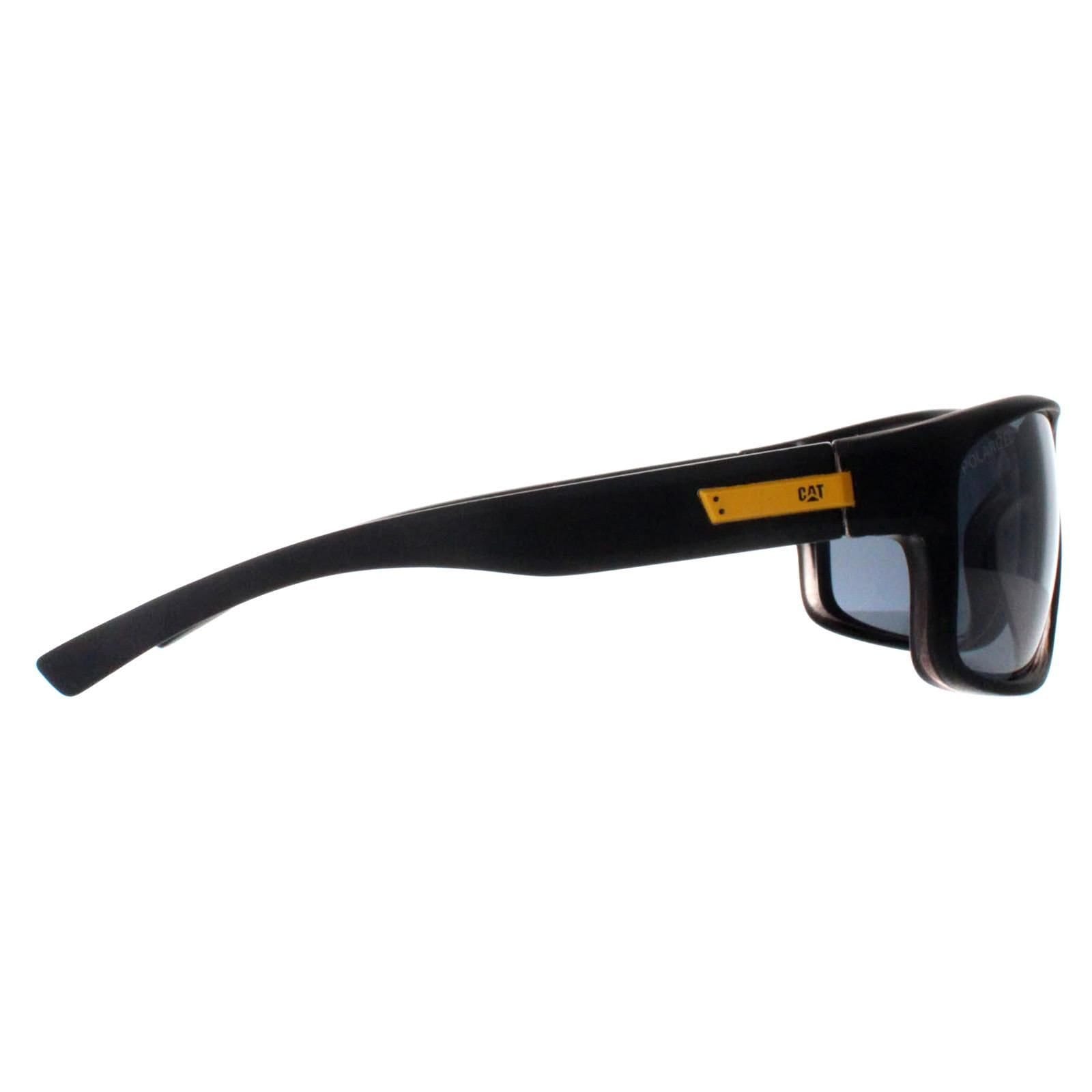Caterpillar Caterpillar Men's Wrap Matte Black Grey Polarized CTS-8019 - 4