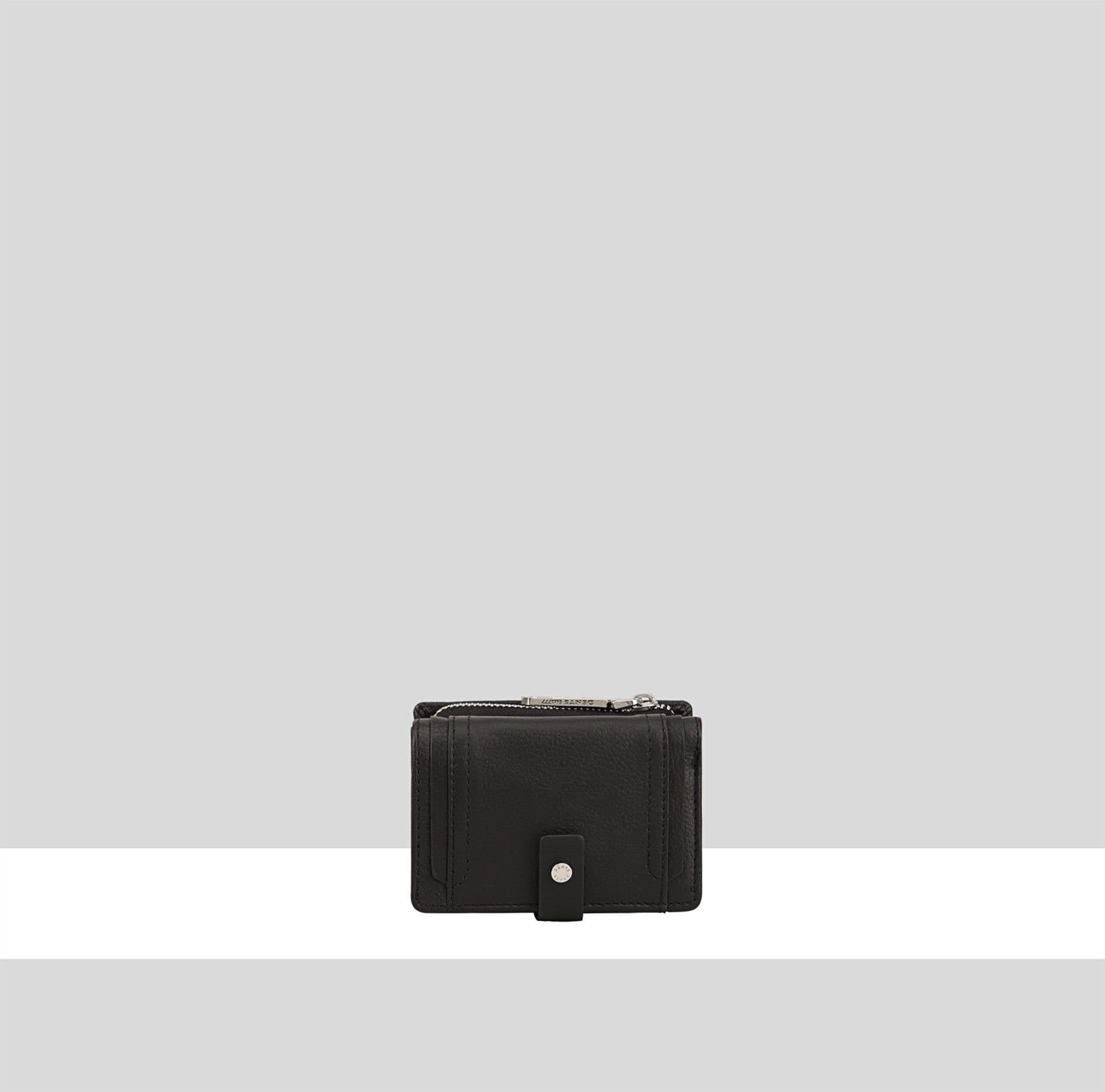 Dents Dents Women's Amira Leather Purse in Black