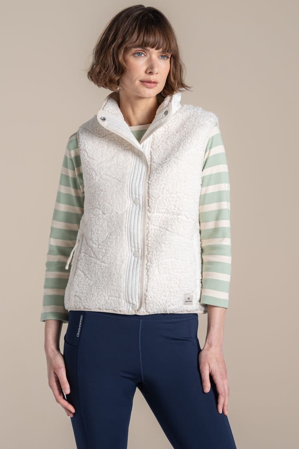 Craghoppers Craghoppers Women's Dinas Sherpa Insulating Gillet in White