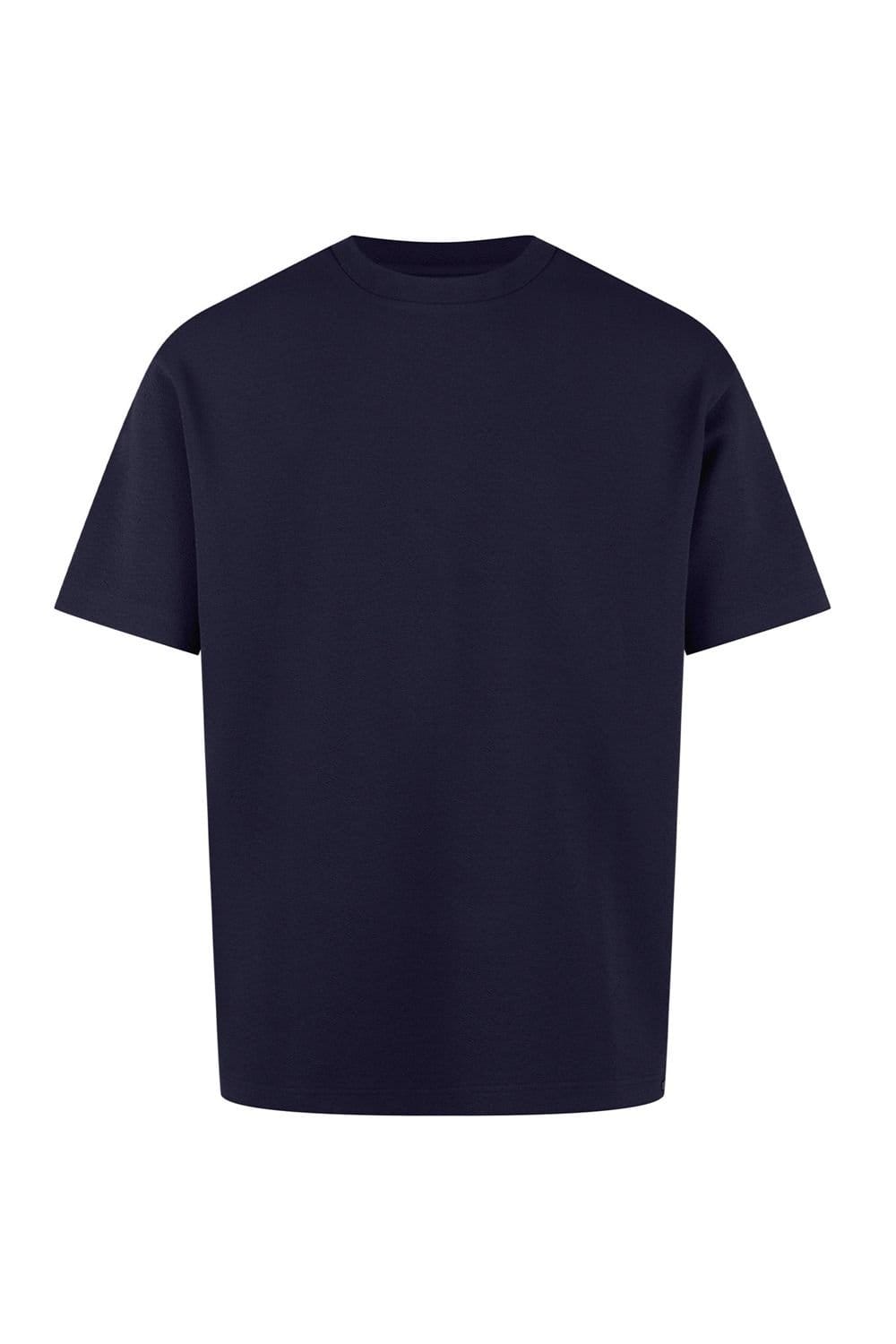 Luke 1977 Luke 1977 Men's Mykynos Crinkle T-shirt in Dark Navy - 4