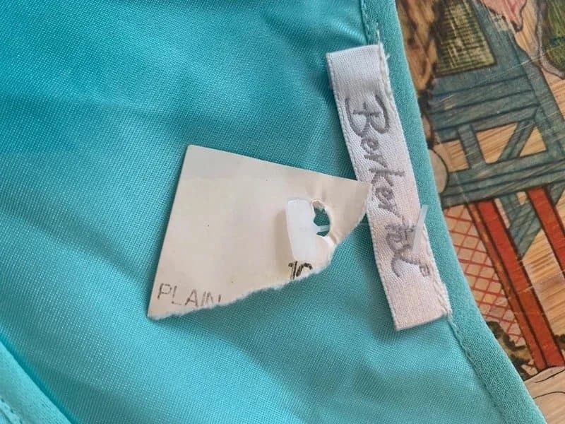 Bershka Turquoise long bling trimmed,