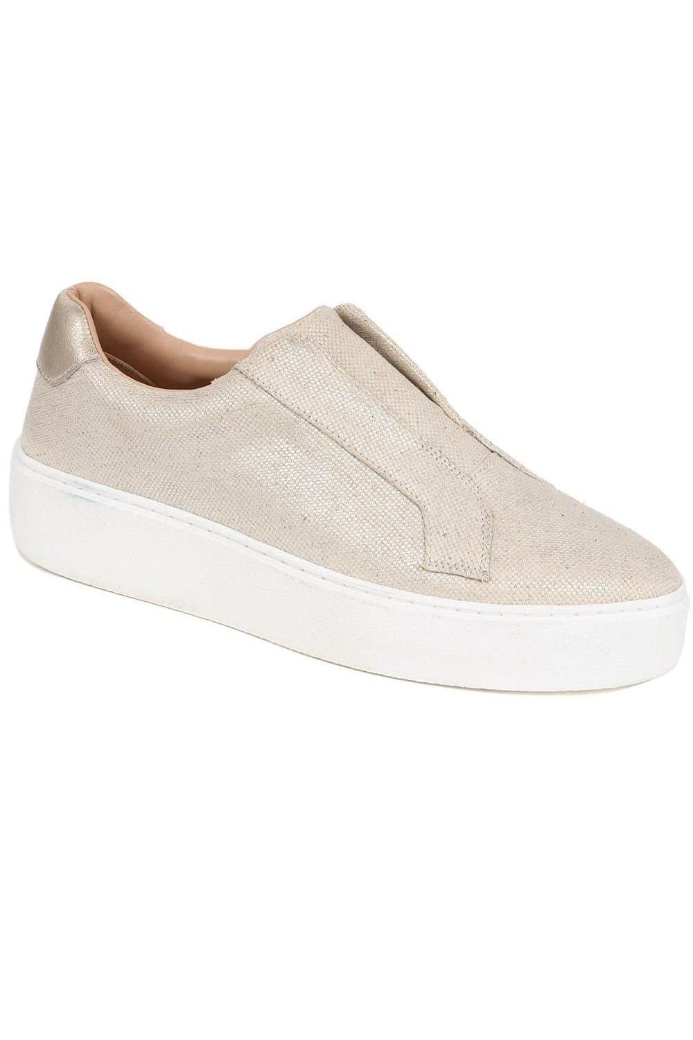 Jones Bootmaker Jones Bootmaker Women's Fernanda Slip-on Trainers in Gold