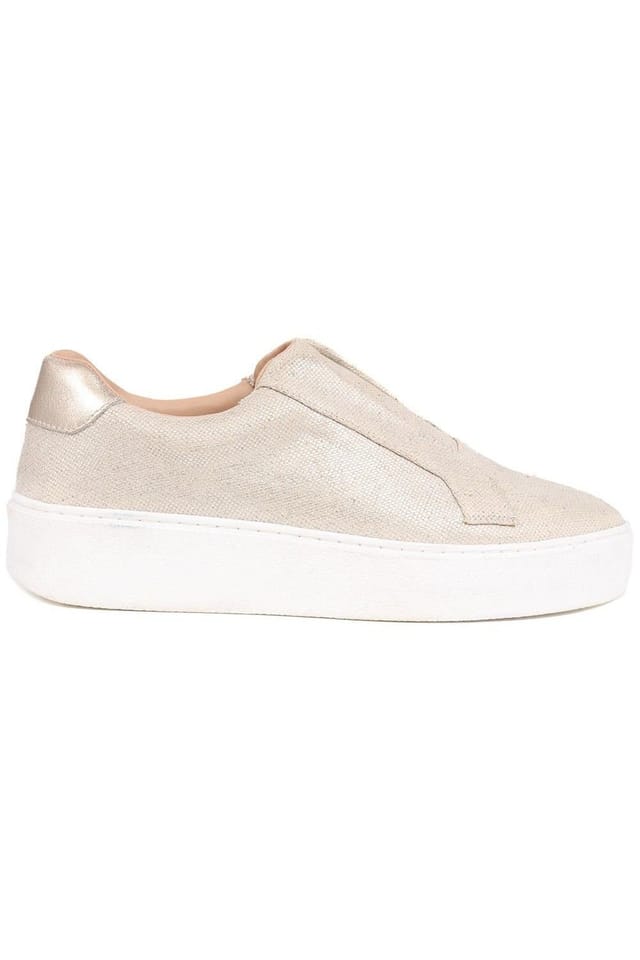 Jones Bootmaker Jones Bootmaker Women's Fernanda Slip-on Trainers in Gold - 2