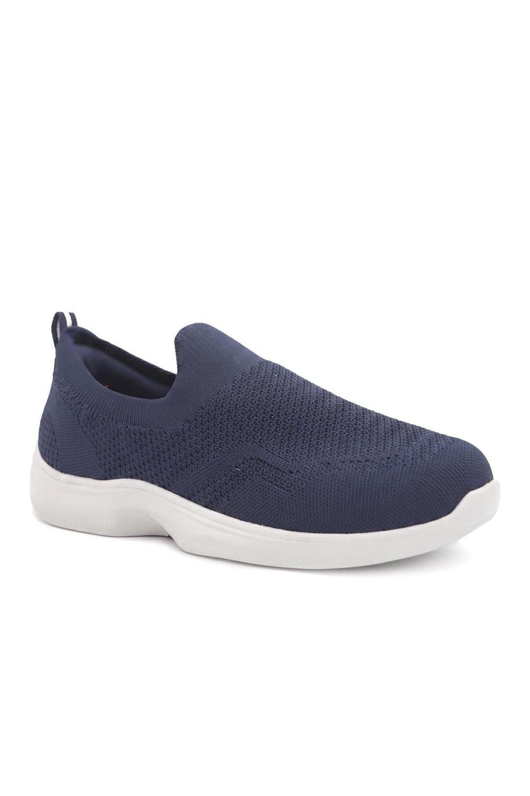 Easyfit Easyfit Women's Extra Wide Breathable Slip On Trainers in Navy