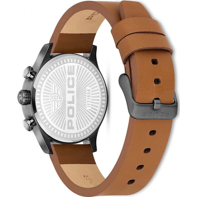 Police Police Men's PEWJF2195003 Barter 44mm Quartz Watch in Brown - 3