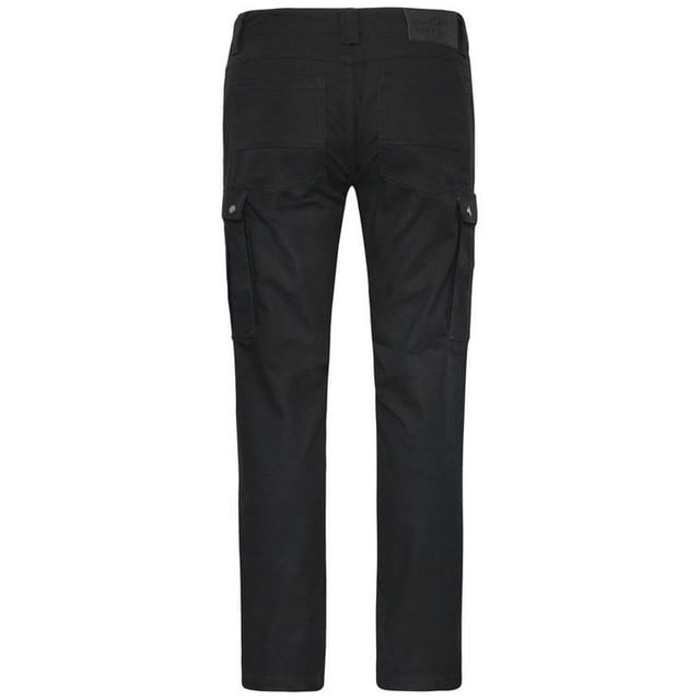 James and Nicholson James and Nicholson Men's Workwear Cargo Jogging Bottoms in Black - 2