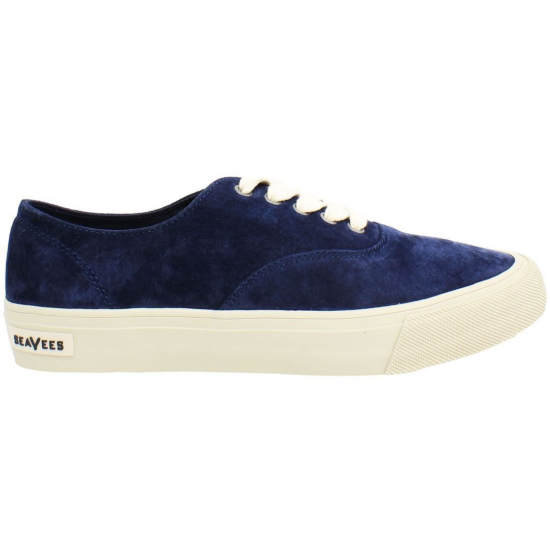Seavees Seavees Men's Legend X Lace-Up Blue Suede Leather Shoes - 2