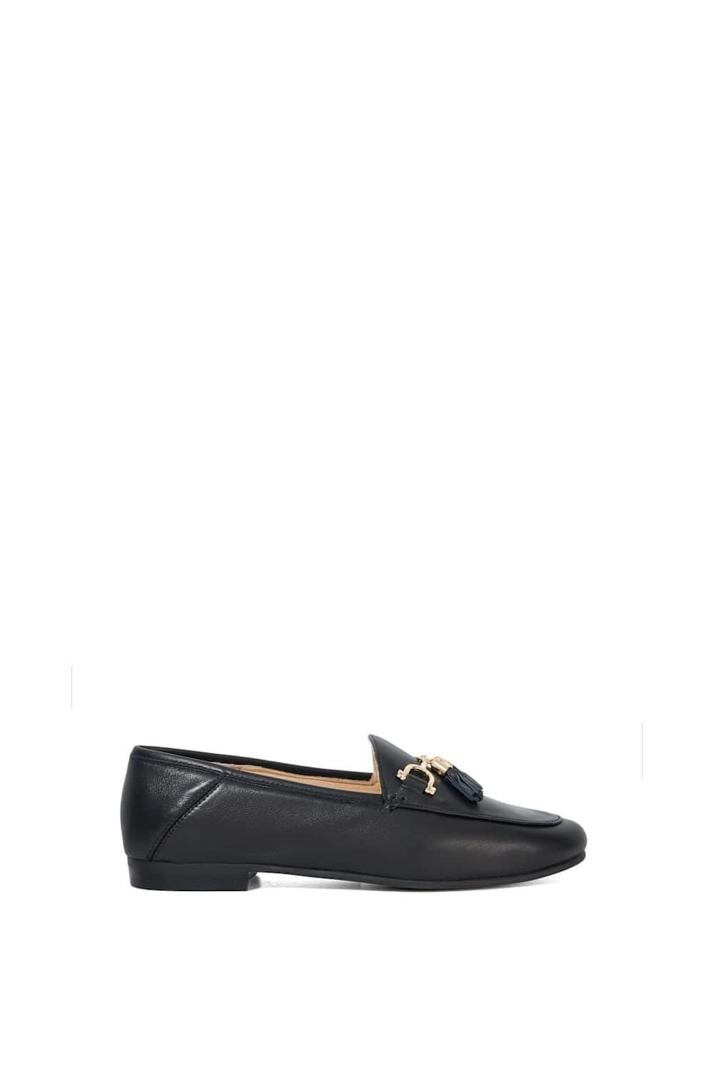 Dune London Dune London Women's Wide Fit 'Greysons' Leather Loafers in Black