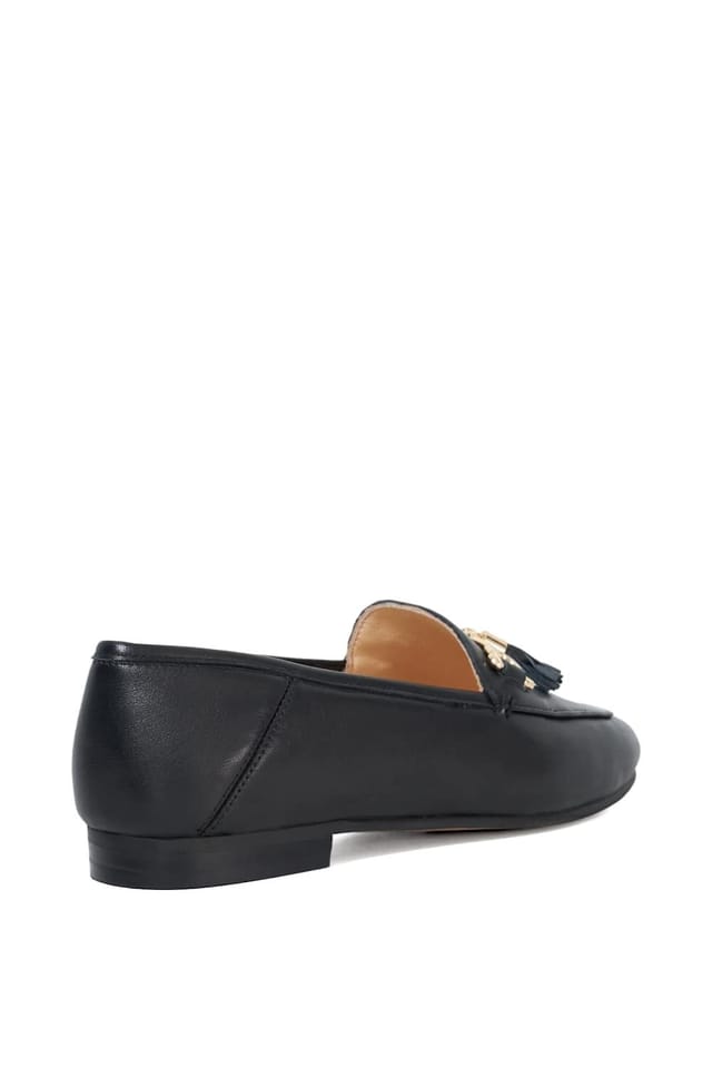 Dune London Dune London Women's Wide Fit 'Greysons' Leather Loafers in Black - 3