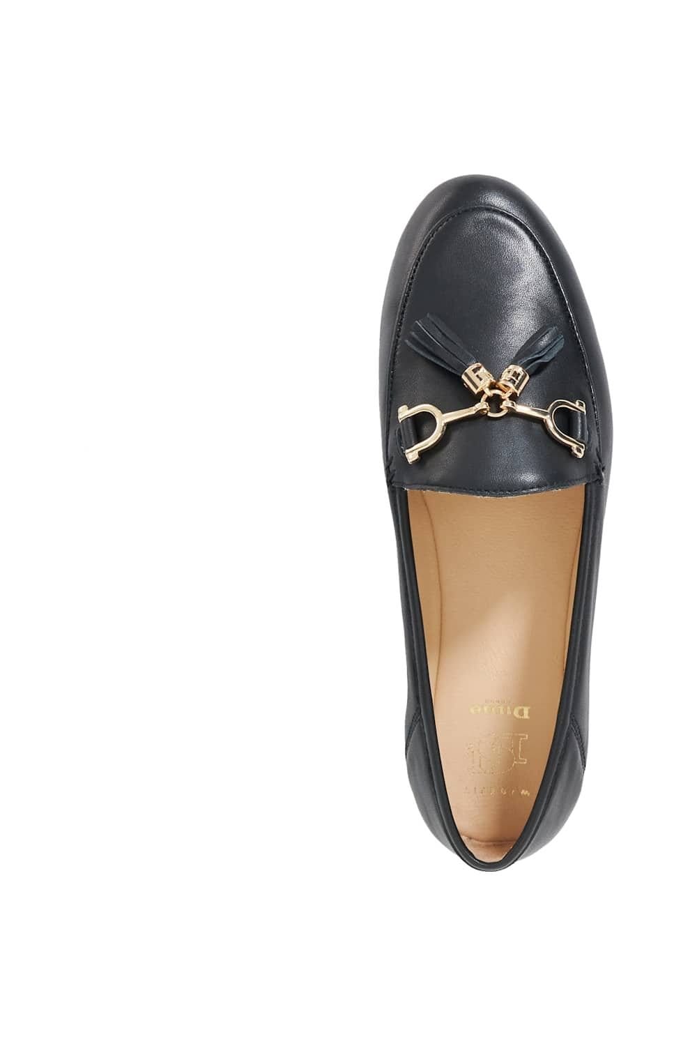 Dune London Dune London Women's Wide Fit 'Greysons' Leather Loafers in Black - 4
