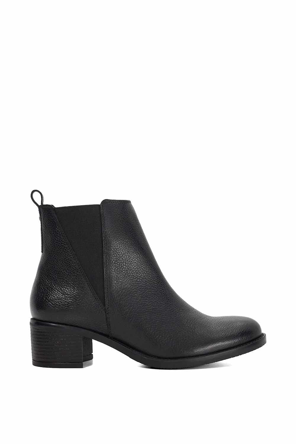Dune London Dune London Women's 'Prides' Leather Ankle Boots in Black