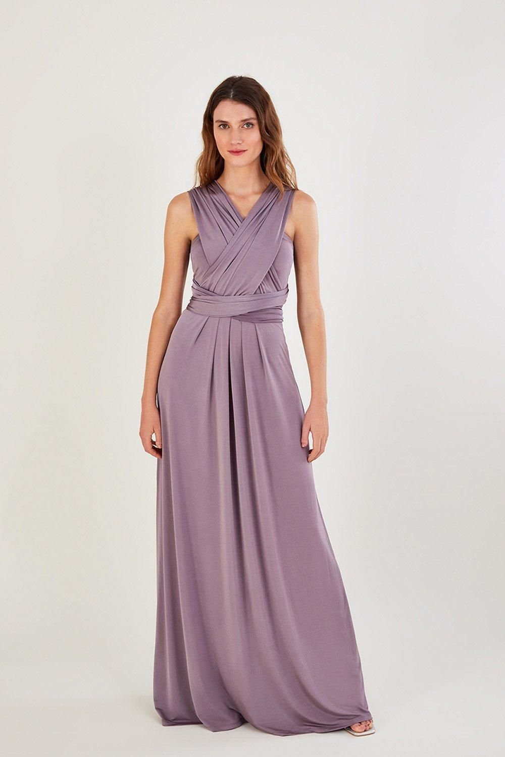 Monsoon Monsoon Women's 'Thea' Twist Me Tie Me Maxi Dress in Brown - 3