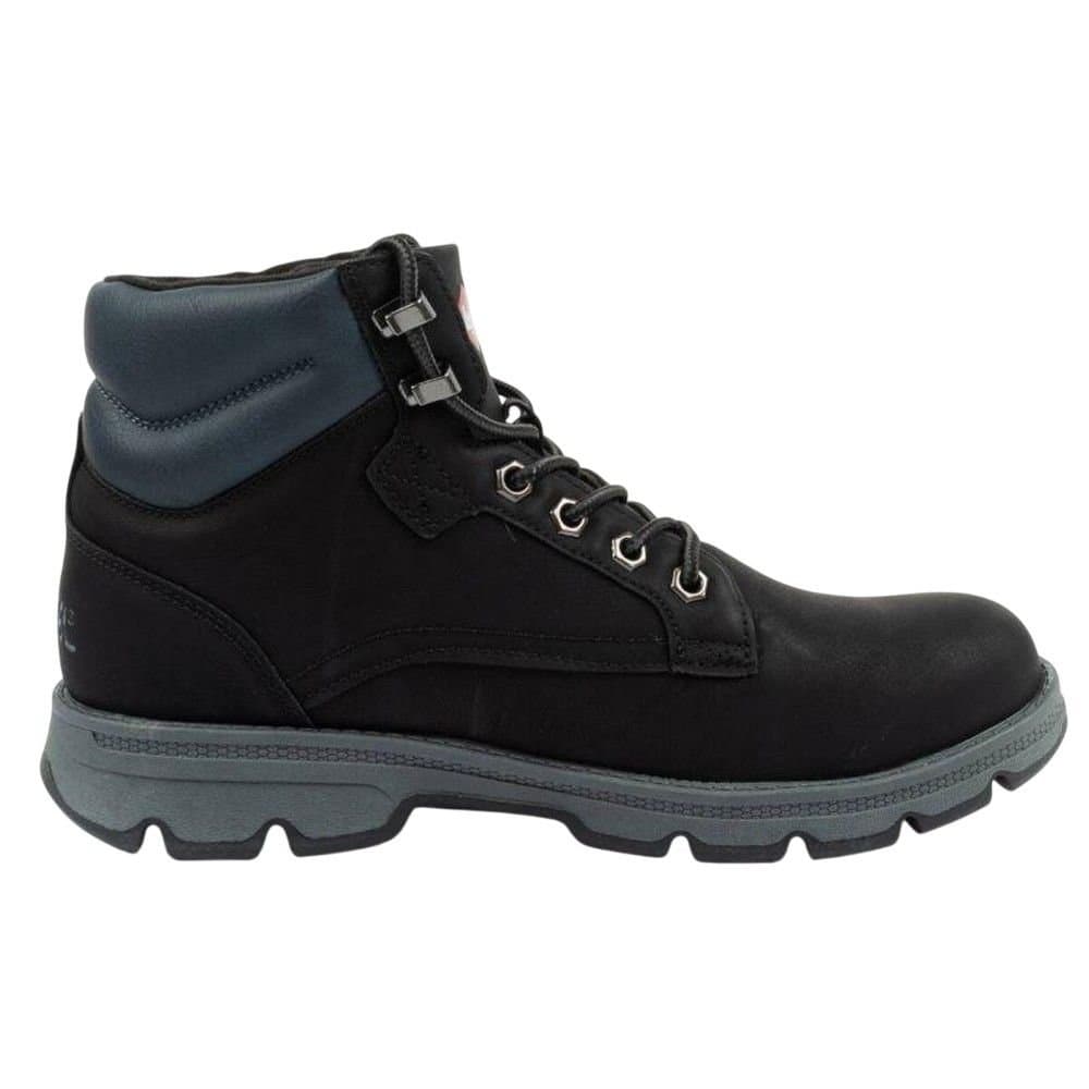 Lee Cooper Lee Cooper Men's Logo logical Leather Ankle Boots in Black