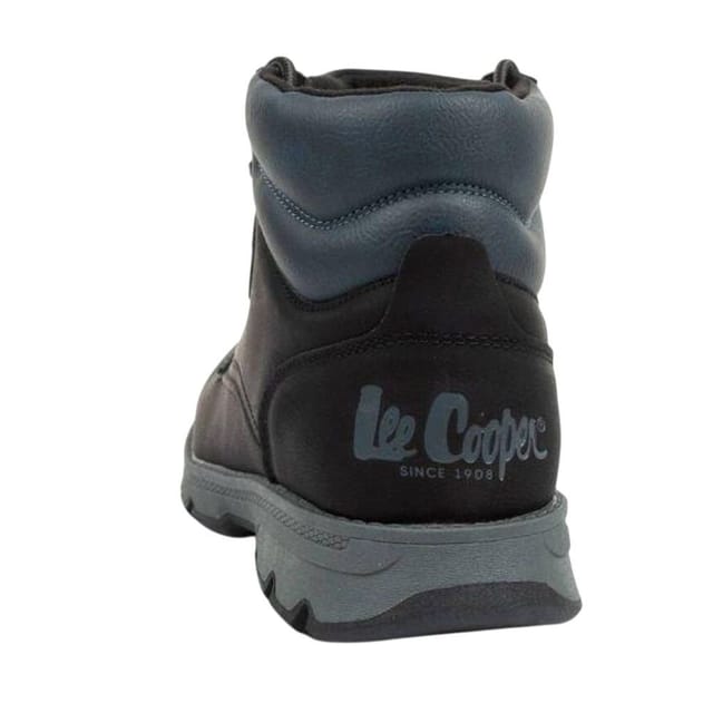 Lee Cooper Lee Cooper Men's Logo logical Leather Ankle Boots in Black - 2