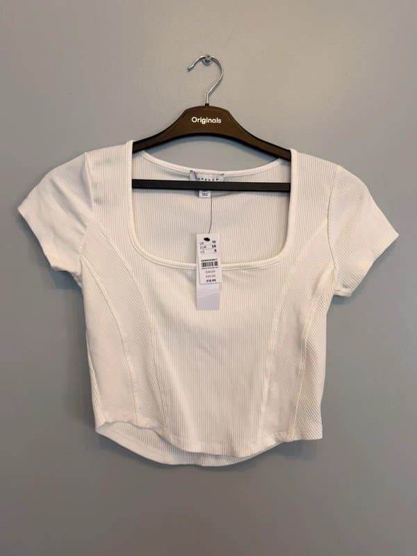Topshop topshop bnwt cropped top ribbed