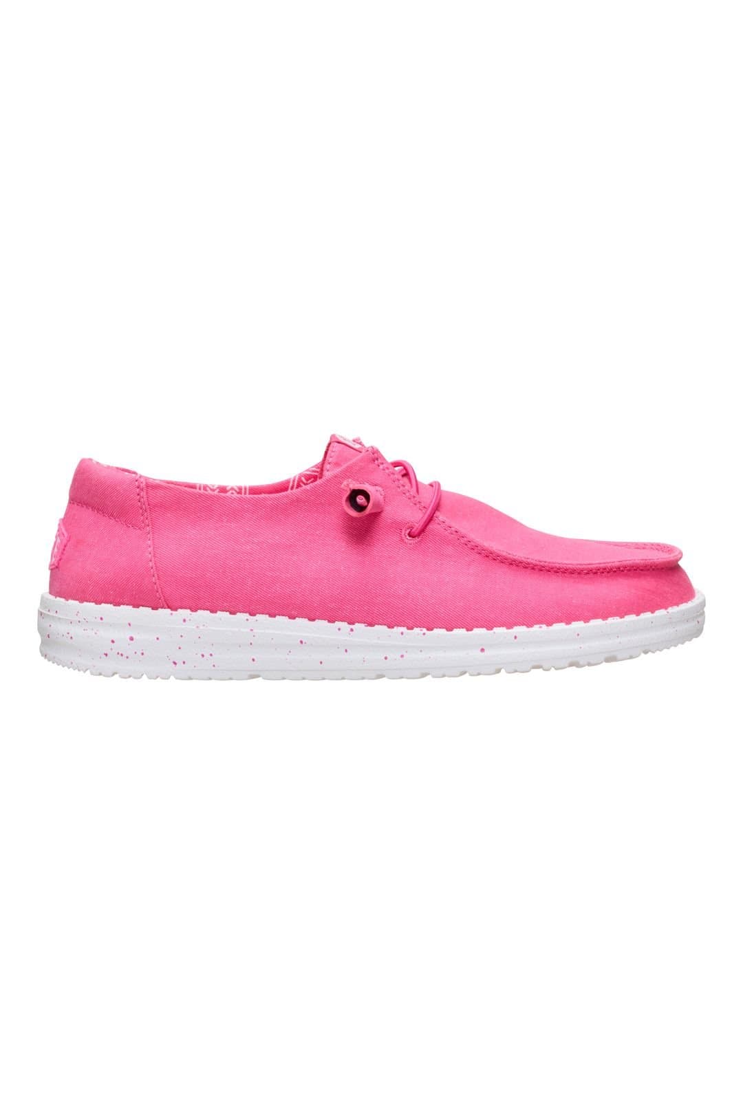 HEY DUDE HEY DUDE Men's Wendy Stretch Canvas Pink