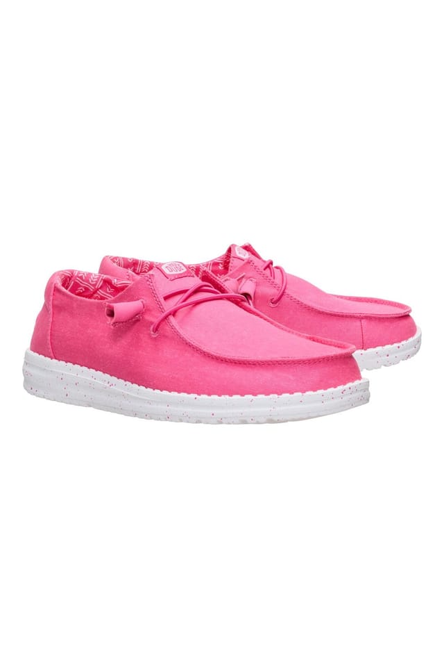 Hey Dude HEY DUDE Men's Wendy Stretch Canvas Pink - 3