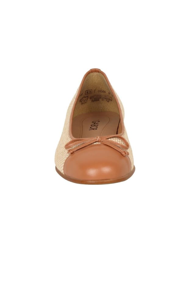Gabor Gabor Women's Dulford Ballet Pumps in Natural - 3